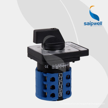 Saip / Saipwell venta caliente de alta calidad línea azul interruptor de leva rotativa con CE / RoHS (LW26-20 VOLTMETER)
